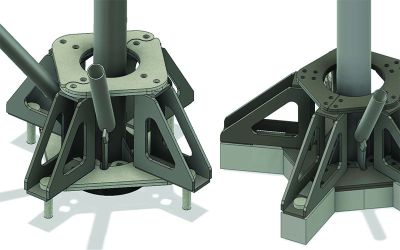 FLI Star corrosion remediation for Swann Type 4 tower