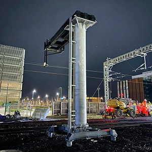 Cambridge rail gantries installation