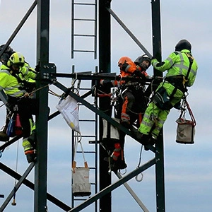 Telecom tower installation at Chirmorie Cairn