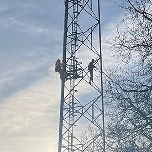 Row Brow lattice tower strengthening project