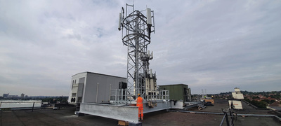 structure view of mobile phone tree mast by FLI
