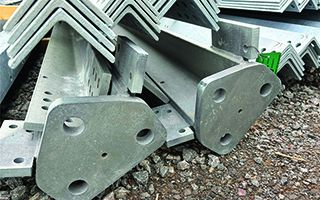 Helicopter install welded flanges