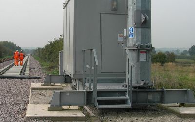 Rapid deployment grillage foundation for monopole on GSMr network