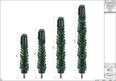 FLI Cypress telecoms  tree planning drawings FLI